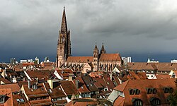 Imagen representativa de la arquitectura histórica de Friburgo