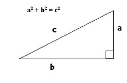 Diagrama del teorema de Pitágoras aplicado a la altura de una pirámide
