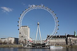Vista panorámica del London Eye