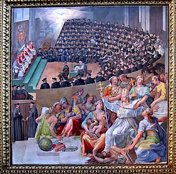Obra pictórica de Pasquale Cati sobre el Concilio
