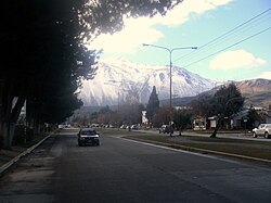 Avenida principal de Esquel