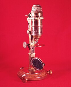 Microscopio antiguo de Buffon