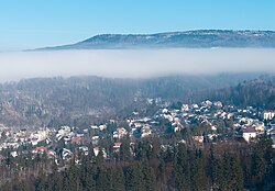 Inversión meteorológica sobre Kudowa-Zdrój, Polonia