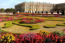 Fachada y jardines del Palacio de Versalles