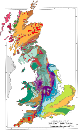 Mapa geológico de la isla