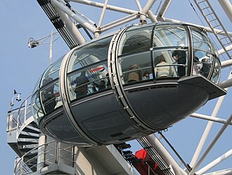 Cápsulas de pasajeros del London Eye