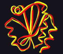 Alineamiento estructural de tiorredoxinas humanas y de mosca Drosophila melanogaster