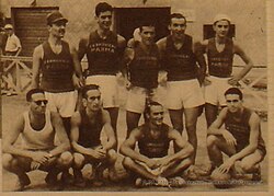 Fotografía histórica vinculada al Pallavolo Parma