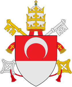 Escudo de armas de Benedicto XIII, el Papa Luna.