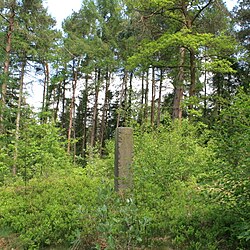 Marcador de medición en piedra en Garlstedt