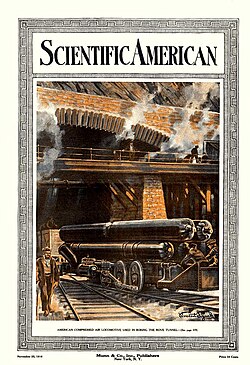 Ilustración de la portada de Scientific American del 25 de noviembre de 1916