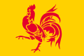 Bandera oficial de la Región Valona