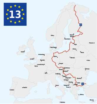 Detalle geográfico del trazado de la ruta
