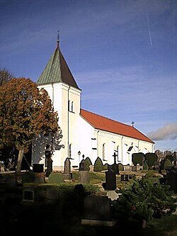Iglesia rural en Smedstorp