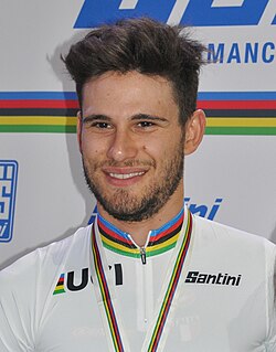 Filippo Ganna en competición