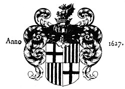 Escudo de Barcelona con cimera real