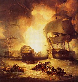 Explosión del navío Oriente
