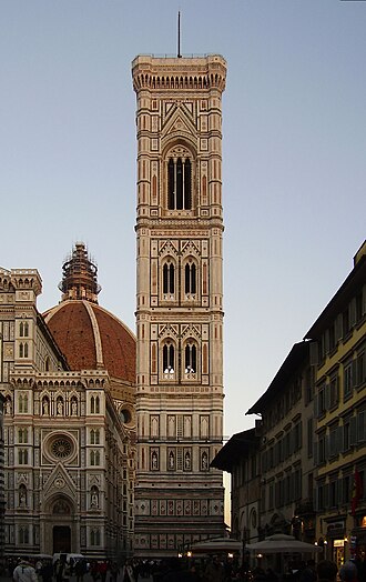 Vista general del Campanile de Giotto
