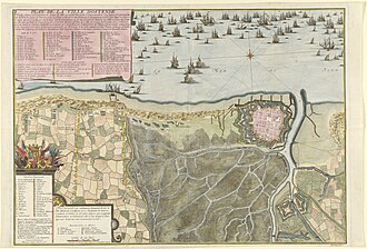 Representación histórica relacionada con el Sitio de Ostende
