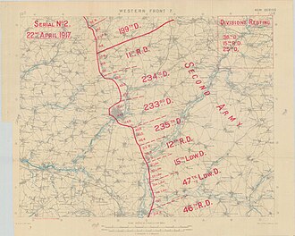 Tropas alemanas en el sector Sigfrido durante el mes de abril de 1917