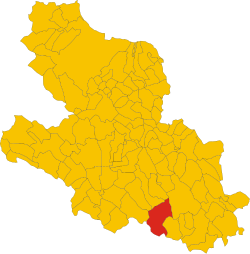 Mapa detallado del territorio municipal