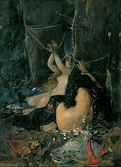 Pintura Las hijas del Cid de Ignacio Pinazo