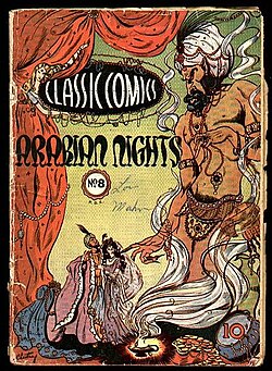 Portada histórica de una edición clásica basada en los cuentos