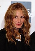 Retrato de la actriz protagonista Julia Roberts