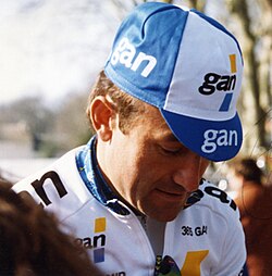 Gilbert Duclos-Lassalle, ciclista francés y ganador de la París-Roubaix de 1992.