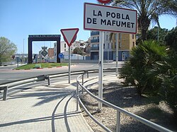Entrada a la localidad
