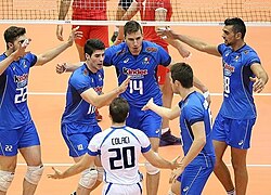 Partido de la Liga Mundial de Voleibol