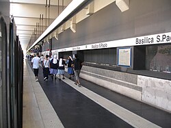 Estación Basílica San Paolo de la Línea B
