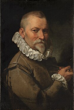 Retrato de Domenico Fontana, tío de Carlo Maderno, realizado por Federico Zuccari