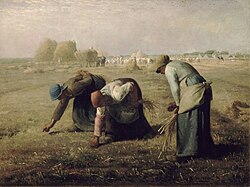 Las espigadoras, pintura de Jean-Francois Millet