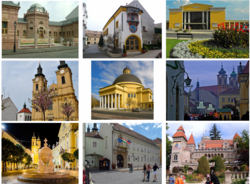 Fotografía o montaje representativo de la ciudad de Székesfehérvár