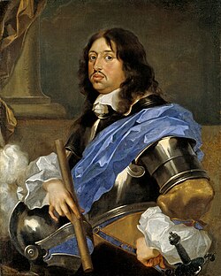 Retrato de Carlos X Gustavo de Suecia por Sébastien Bourdon alrededor de 1652