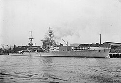HMS Furious en su configuración original