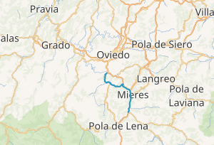 Mapa de localización del río Caudal