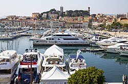 Vista general de Cannes