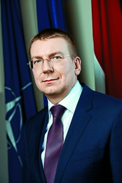 Edgars Rinkēvičs, actual presidente de Letonia