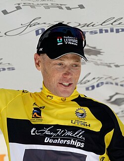 Fotografía de Chris Horner en su etapa como deportista profesional.