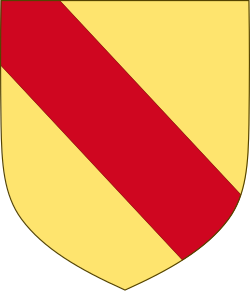 Representación heráldica tradicional de la Casa de Zähringen