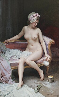 Obra Después del baño de Raimundo de Madrazo