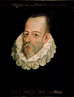 Retrato de Miguel de Cervantes Saavedra por Juan de Jáuregui