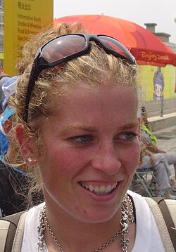 Retrato de la deportista Jill Kintner