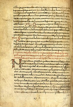 Fragmenta canonica en letra visigótica