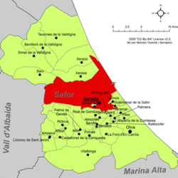 Extensión del término municipal