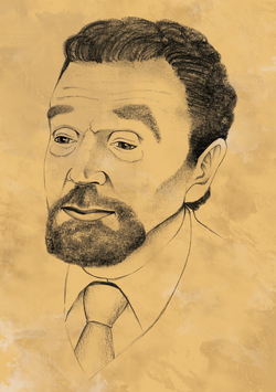 Retrato del político comunista Antoni Gutiérrez Díaz