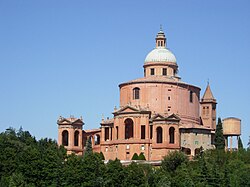 Nuestra Señora de San Luca sobre la cima del Colle della Guardia