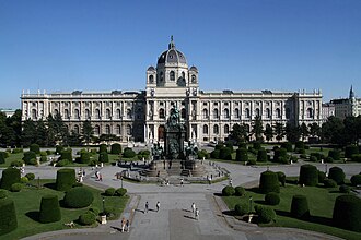 Fachada y entorno arquitectónico del Kunsthistorisches Museum en Viena
